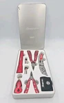 Nos 5 Piece Mini Multi Set Tin Knife Flashlights. Fixed Price $74.95.