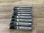 Pittsburgh 9 Pc Hollow Punch Set Tools Precision Easy Grip #P3838. Fixed Price $8.49.