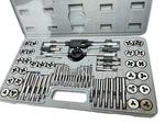 60PC Master Bearing Steel Tap & Die Set Sae Metric Rethreading Cutting. Fixed Price $54.99.