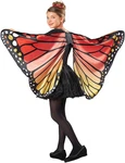 Seasons Kids Monarch Butterfly Cape Wings, One Size. Fixed Price $10.09.