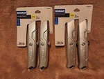 Lot Of 2: Kobalt 2PK Retractable Utility Knife With On Tool Blade Storage. Fixed Price $18.95.