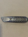 Used Vintage Stanley Cast Aluminum No. 299 Fixed Blade Utility Knife Usa. Fixed Price $25.00.
