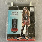 Amscan Girls Scared To The Bone Costume Medium (8-10), Multicolor 844076. Fixed Price $15.99.