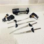 Rapala NK19622-BRK Lithium Ion Rechargeable Fillet Knife, Battery, Charger Works. Fixed Price $93.18.