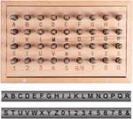 Pandahall Iron Number Alphabet Punch Sets, 36PCS 1.5MM(1/16 Inch) Uppercase. Fixed Price $42.17.