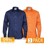 3 X Men's Patron Saint Flame Retardant Drill Thermal Protection Shirt. Fixed Price $125.11.