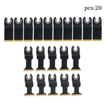 20 Pcs Titanium Oscillating Saw Blades 3 Types Metal Cutting Multitool. Fixed Price $22.61.