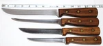 4 Chicago Cutlery Boning Filet Carving Knives Set Full Tang 61S 62S 65S & 66S. Fixed Price $19.99.