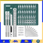 Jneoace Exacto Knife Precision Carving Craft Hobby Kit With 40 Pcs. Fixed Price $14.02.