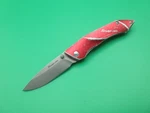 Snap On #871045 Red Liner Lock Plain Edge Folding Pocket Knife. Fixed Price $26.99.