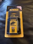 Dewalt Utility Blade 50-PACK DWHT11132L. Fixed Price $30.00.