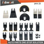 Labwork 23 Pcs Titanium & Carbide Oscillating Saw Blades Multitool Kit. Fixed Price $22.65.