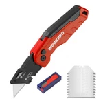 Workpro Folding Utility Knife Razor Quick Change Box Cutter W/13PCS Blades. Fixed Price $15.99.