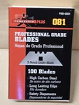 Powerhold 081 Premium Blades Heavy Duty .025 3 Notch Professional Utility. Fixed Price $13.49.