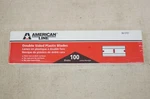 American Line Double Sided Plastic Blades 66-0707 100/PACK New Package. Fixed Price $19.99.