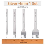 3/4/5/6MM Leather Craft Pricking Iron Diamond Stitching Chisel Hole Punch Tools. Fixed Price $11.99.