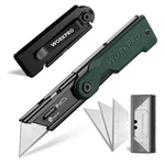 Workpro Folding Utility Knife With 10 Extra SK5 Blades Edc Razor Sharp Usa. Fixed Price $18.99.