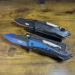 Pair Of Rtek Folding Knives, RT110374-BB & Bk, New Box, Blue And Black. Fixed Price $10.00.
