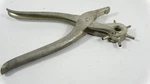 Vintage Dunlap 4304 6 Turret Adjustable Rotary Leather Hole Punch Tool 9". Fixed Price $15.37.