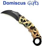 8" New! Wartech Camouflage Ranger Karambit Folding Pocket Knife Knives PWT221CM. Fixed Price $13.80.