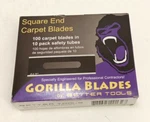 Better Tools 20102T Gorilla Blades 3G Extreme Square End Carpet 100PK. Fixed Price $19.99.