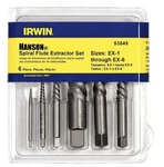 Piece Screw Extractor Set Irwin Hanson #53545 Spiral Flute EX1-EX6 Usa. Fixed Price $32.77.