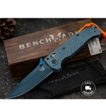 Benchmade BM18060 Folding Pocket Knife Blue Handle Blade Edc. Fixed Price $110.00.
