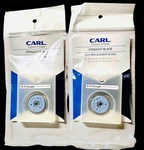 Lot 2 Carl B-01 Replacement Blades Straight Professional Rotary Trimmer. Fixed Price $17.95.
