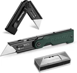 Folding Utility Knife With Extra SK5 Blades, Edc Razor Sharp G10. Fixed Price $15.99.