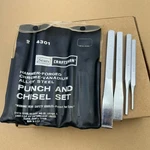 Sears Craftsman Vintage 4PC Hammer Forged Punch Chisel Set 9 4301 Usa Nm. Fixed Price $28.95.
