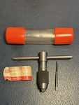 Vintage Union Tool T-handle Tap Wrench, Approx. 1/4" 1/2" Size T-1. Fixed Price $24.95.