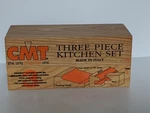 Cmt 800.516.11 3-PIECE Standard Kitchen Set Hardwood Case, 1/2-INCH Shank. Fixed Price $55.00.