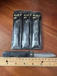4 Lot Higo Mamoru Chrome Knife, All Steel, Large, Blade Length: Approx. 3 Inches. Fixed Price $59.99.
