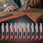 10-PACK Snap-off Rubberized Hand Grip Retractable Utility Knife W/ Spare Blades. Fixed Price $29.99.