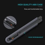 Jimihome Utility Knife 0.79INCH Carbon Steel Blade Pocket Paper Cutter With Safe. Fixed Price $7.97.