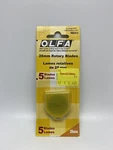 New Olfa Rotary Cutter Blades 1 Pack (5 Pcs) 28MM RB28-5. Fixed Price $14.99.