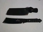 Browning Fixed Blade 12 Knife Tactical Hunting W/ Sheath Butcher Hack New. Fixed Price $26.99.