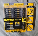 30-PIECE Dewalt Maxfit Steel Driving Bit Set Sleeve Impact Drill Repair Kit. Fixed Price $23.50.