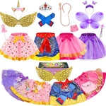 Teuevayl Little Girls Dress Up Clothes For Toddler, One Size, Multicolored. Fixed Price $38.12.