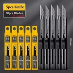 Deli 9MM Utility Knife 30 Sharp SK5 Carbon Steel Box Cutter Paper Carton. Fixed Price $15.99.