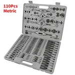 110PCS Tap And Die Combination Set Tungsten Steel Titanium Metric Tools New. Fixed Price $88.89.