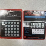 1/4" Alphabet And. Numbers Stamp Kit For Leather Crafts 4903-01 By Tandy. Fixed Price $23.99.