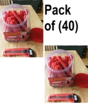 True Value 704526 Point 18MM Adjustable Snap Off Utility Razor Knife - 40 Pack. Fixed Price $79.90.