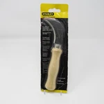Stanley Linoleum Flooring Roofing Knife Hook Style Wood Handle Model 10-509. Fixed Price $8.95.