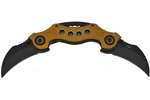 8" Gold Double Bladed Folding Pocket Knife Twin Cool Fantasy Unique C74GN. Fixed Price $14.99.