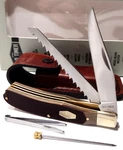 Schrade Timer 97OT Buzzsaw Trapper Field Pick Tweezers Folding Pocket Knife. Fixed Price $38.89.
