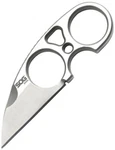 Sog Snarl Fixed Blade Stainless Satin Finish Handle Knife + Black Sheath JB01KCP. Fixed Price $49.95.