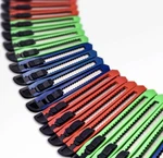 24 Utility Knife Box Cutter Retractable Blade Snap Razor Safety Lock 5". Fixed Price $11.99.