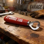 Fun Vintage STYLE#1 Garage Tool Bottle Opener With Wooden Handle Ships Free!. Fixed Price $13.95.