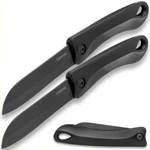 Ceramic Blade Pocket Knife Two-pack Tpu Handle 7 2/5" Overall Length. Fixed Price $18.99.